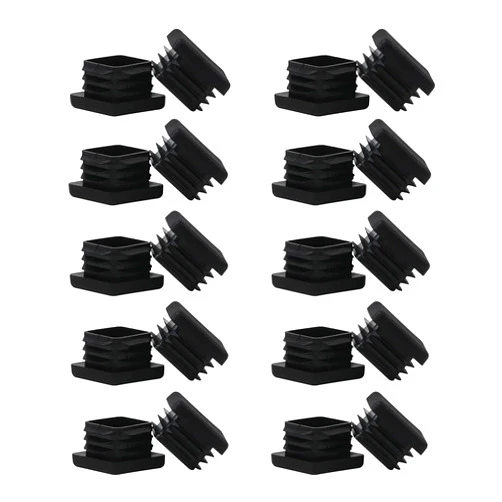Surnews 1x1 1 Inch Square Tube End Caps (20Pcs) 1