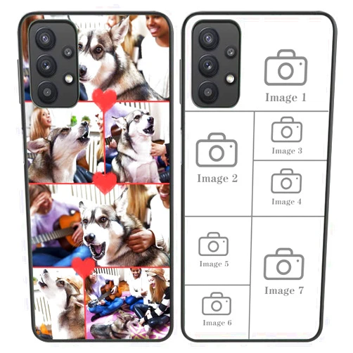YeeDgner Personalized Multiple Pictures/Photos Customized Gift Custom Phone Case for Samsung Galaxy A15 A14 A54 A53 A13 A02S A03S A10E A10 A12 A51 A52 A32 A42 A71 A72 A73 (6)