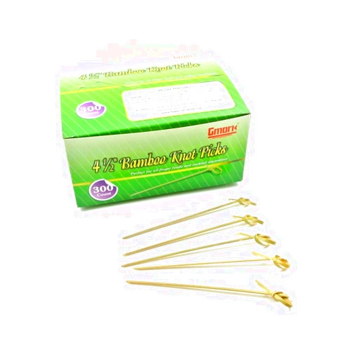 Gmark Bamboo Cocktail Picks 4.5