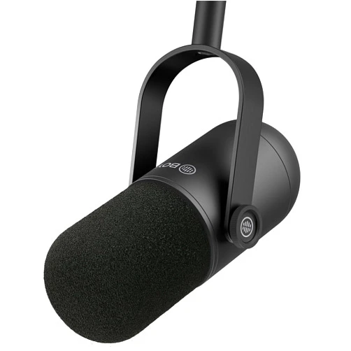 BOYA BY-DM500 Podcast Microphone,XLR Dynamic Microphone with Broadcast Sound &Metal Construction Wide-Range Frequency Studio Microphone for Streaming Gaming Voice-Over Music-Black