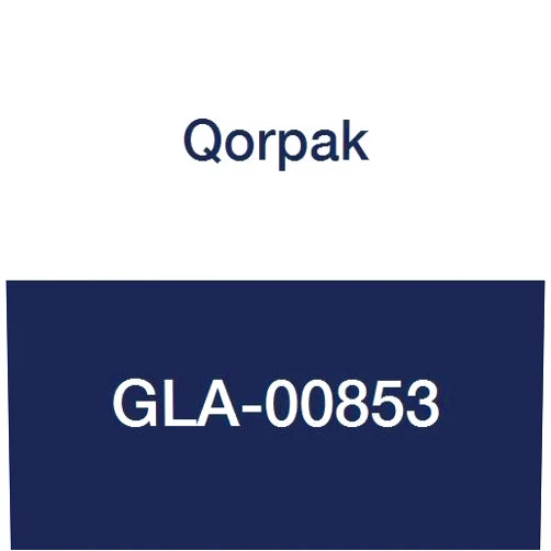 Qorpak GLA-00853 Clear Straight Sided Round Jar with 53-400 Neck Finish, 2 oz (Pack of 144)