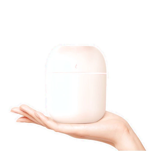 KOSGHO Portable Small Humidifier, USB Personal Desktop Humidifier for Car, Office Room, Bedroom, Auto Shut-Off, 2 Mist Modes, Super Quiet, 220ml, Pink