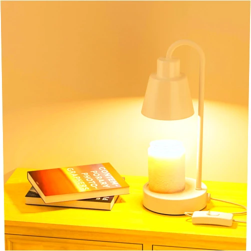 Juuka Candle Warmer Lamp Candle Lamp Warmer Electric Candle Warmer Wax Melts Warmer for Candle Jars Candle Warmers for Bedroom Home Decor, House Warming Gifts New Home, with 1 Bulb