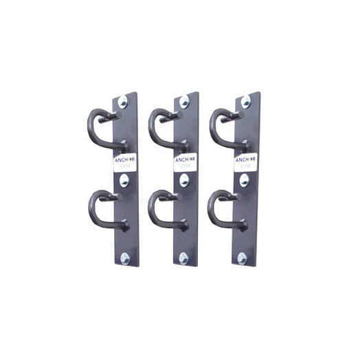 Anchor Gym CORE Station Three Workout Wall Mount Anchors, Ceiling Mounted Hook Exercise Station for Body Weight Straps, Resistance Bands, Strength Training, Yoga, Home Gym (Wood Screws Included)