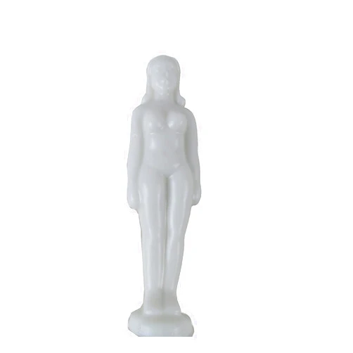 CircuitOffice White Female Image Figure Candle (Healing/Peaceful Home)