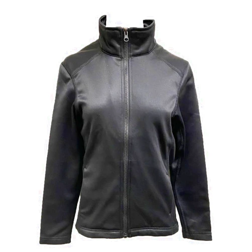 Victoria's Challenge Ice Skating Jacket for Girls Warm Fleece Semi Fitted Jackets Women Black Skate Jacket
