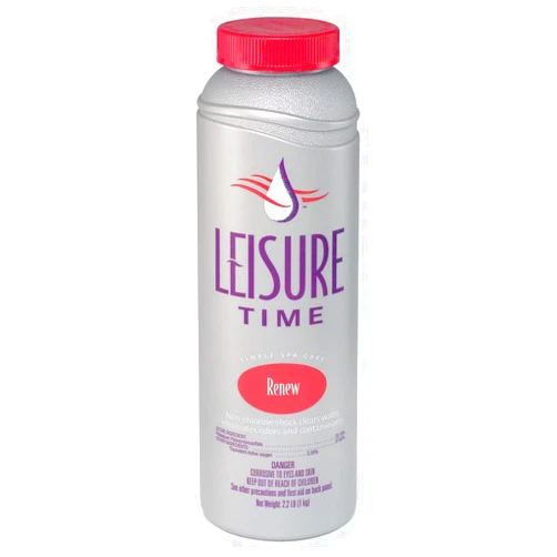 Leisure Time RENU2-12 Renew Non-Chlorine Shock for Spas and Hot Tubs, 2.2-Pounds, 12-Pack
