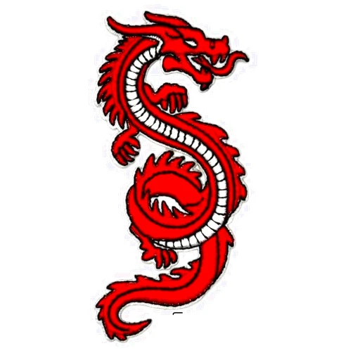 Generic Dragon Iron On Patch | Embroidered Chinese Dragon Mythical/Fantasy Creature Applique Appliques Iron On/Sew On Patches for Clothing, Jeans, Hat, Backpacks, Hats, Jackets, Clothes (3.5