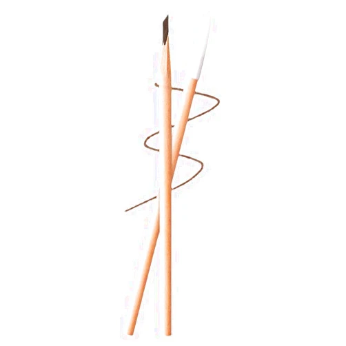 Juroicessry Brown Waterproof Wooden Eyebrow Pencil, Non-smudging Eyebrow Pencil, Eyebrow Color，Easy to Apply Wooden Waterproof Pencil Sharpening Tool