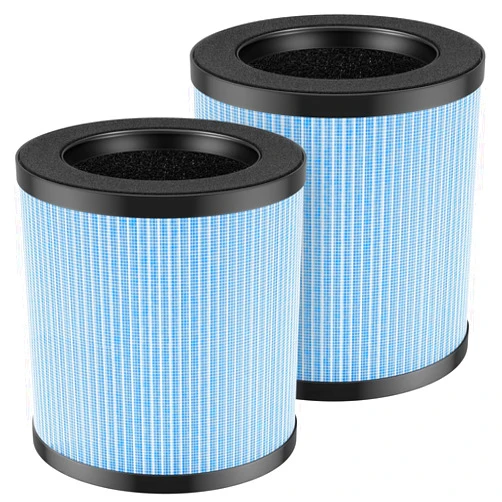 WILERDA MJ002H Replacement Filter Compatible with POMORON MJ002H Air Purifiers, H13 True Hepa Filter, Activated Carbon, High Performance 4-Layer Filter, Compared Part #MJ002H-RF, 2 Pack