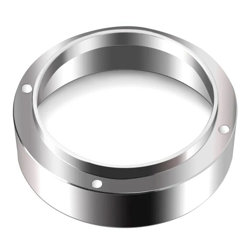 Agatige 51/53/58 mm Espresso Dosing Funnel, Aluminum Coffee Dosing Ring Espresso Powder Ring Replacement with Magnetic for Home/Cafe (51MM)