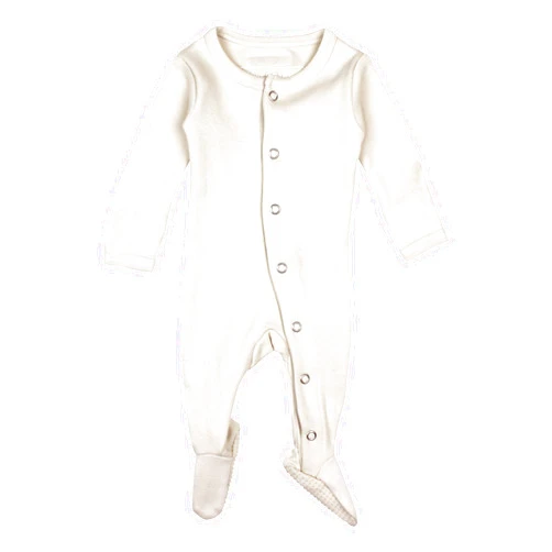 L'ovedbaby baby-girls Organic Baby Snap Footie