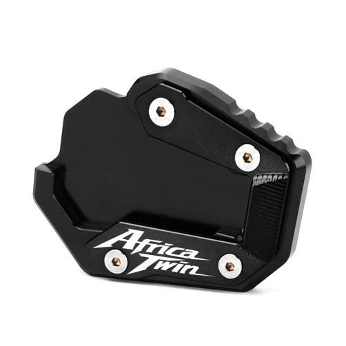 Modeer Compatible with Honda CRF1100L Africa Twin 2019-2022 Motorcycle Kickstand Foot Side Stand Extension Pad Support Plate Pedal CRF 1100 L Accessories (black)