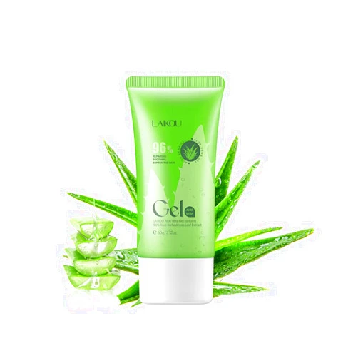 MIESCHER Organic Aloe Vera Gel - with Fresh 96% Aloe Gel for Face and Body, Skin Care for Deeply & Rapidly Soothing, Firming, Sunburn Relieve, Acne