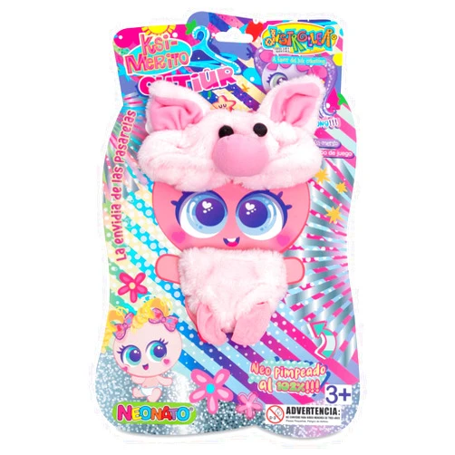 Neonate Ksimerito Nerlie Baby Doll Farm Friends Clothing Wear - Piggy Pig Pink Dress w/ Cap by Distroller, 946638