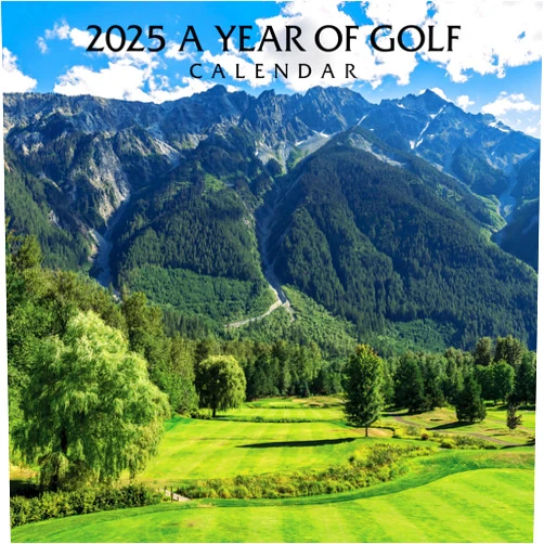 Silver Creek Press 2025 A Year Of Golf Calendar - Includes PGA (Majors) Tour Dates - 12