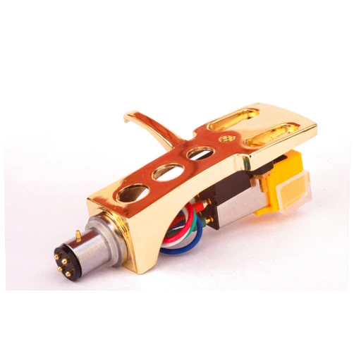 AudioOrigin Gold plated Headshell, mount, cartridge and stylus, needle for Pioneer PL-15D, PL-510A, PL-55DX, PL-55X, PL-150, DJ-3500, PL-600, PL-1700, PL-540, PL-51, PL-M340, PL-A350B, MADE IN ENGLAND