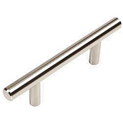 Cosmas 305-030SN - 10 Pack Satin Nickel Cabinet Hardware Euro Style Bar Handle Pull - 3