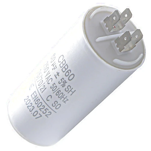 Seentech CBB60 Start Capacitor 50/60 Hz AC Electric Replacement Part - Work with Start-up of AC Motors, Air conditioners and Compressors (60 uF/MFD)