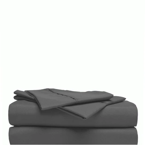 Pampered By Porsha Luxurious Sheet Set, Gray (King Pillowcases)