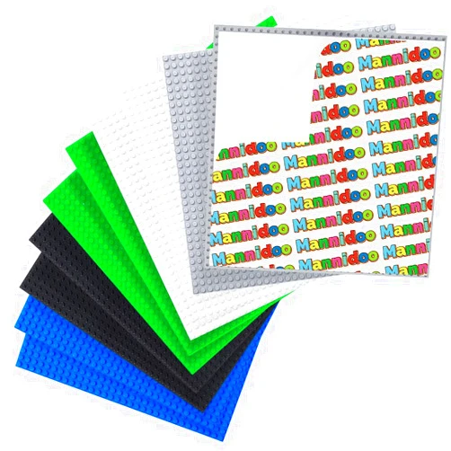 MANNIDOO Peel-and-Stick Baseplates, 10 Packs 10