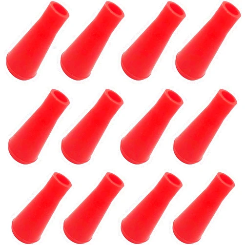 Gemilla 12PCS Soft Rubber Arrowheads Archery Hunting Game Practice Safety Arrow Tips