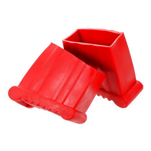 SEWOART 2pcs Ladder Foot Cover Chair Foot Pads Telescoping Ladder Chair Foot Covers Extension Ladder Feet Rubber Extension Ladder Accessories Attic Ladder Hinge Feet Covers for Ladder Red