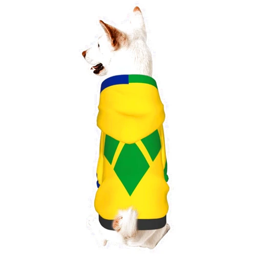 MDGDHTE Flag of Saint Vincent Pet Apparel Dog Clothes Pets Wear Sweatshirt Hoodies for Small to Medium Dogs and Cats