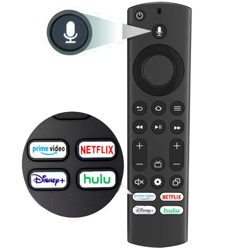 TIMEJONS Replacement Voice Remote Control for All Insignia, Toshiba or Pioneer Smart TVs, Universal Upgrade Remote Control Compatible with AMZ Omni T, Fire Smart TV Stick Remote(4k, 2nd Gen, 3rd Gen, Life)