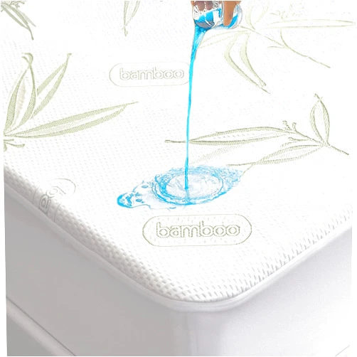 Parkdeny Queen Size Waterproof Mattress Protector, Premium Cooling Viscose from Bamboo Mattress Pad, Breathable, Noiseless, Cooling & Machine-Washable Bed Cover with 21