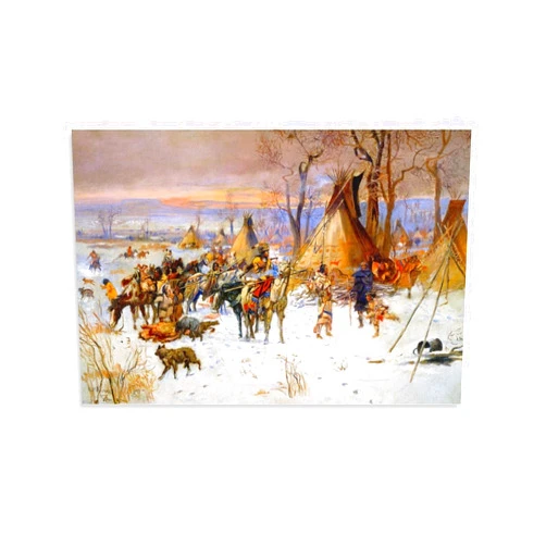 Generic Charles Russell Art Poster Old West Poster Canvas Painting Posters (39) And Wall Art Pictures Are Used For Room Aesthetics And Decoration12x18inch(30x45cm)