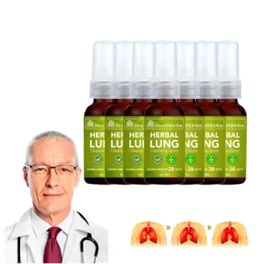 Zjydx BreathDetox Herbal Lung Cleansing Spray, Clears Lungs of Waste and Mucus, Promotes Lung Health (Color : 7pcs)