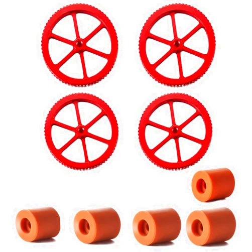 TIEXYE 3D Printer Bed Leveling kit, 4Pcs Ender 3 Bed Leveling Nuts and 5Pcs Ender 3 Silicone Bed Mounts Use for Ender 3 S1 Pro/Ender 3 V2/Ender 3 Pro/Ender 3 Max Neo/Ender 5, CR-10 3D Printer Bed,