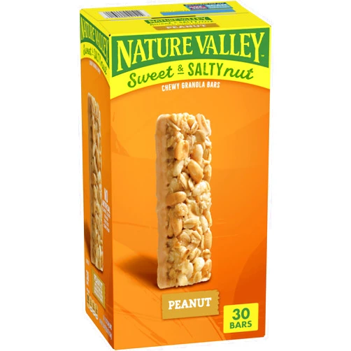 Nature Valley Sweet and Salty Granola Bars, Peanut, 30 Bars, 36 OZ