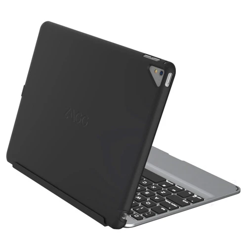 ZAGG Slim Book Ultrathin Case, Hinged with Detachable Bluetooth Keyboard for Apple iPad Pro 9.7 - Black (ID8ZF2-BB0)