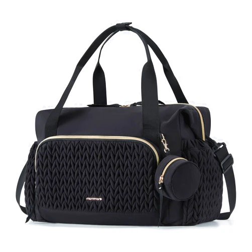 mommore Diaper Bag Tote, Large Capacity Travel Diaper bags, Hospital Bag for Labor Delivery, Baby Bag with Pacifier Case