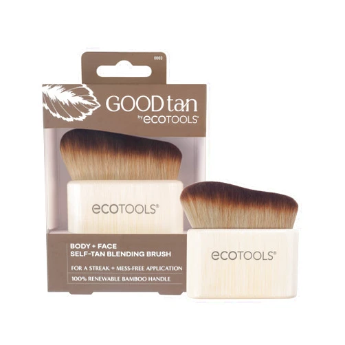 EcoTools Good Tan Body + Face Self-Tan Blending Brush, Kabuki Brush For Applying Self Tanner, Sunless Tanner Blending Brush, Eco Friendly Self Tanning Brush, Vegan, & Cruelty Free, 1 Count