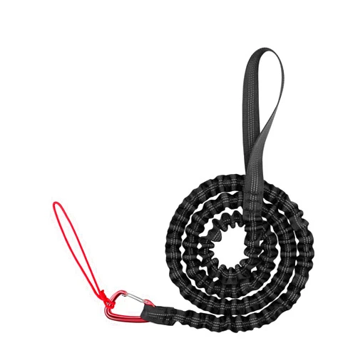 Tookie Bike Bungee Tow Rope for Kids, Child Bike Stretch Bungee Cord Pull Behind Attachment High Strength 800KG 3M Bicycle Towing Strap with Carabiner, Mountain Bike Tow Rope(Black)
