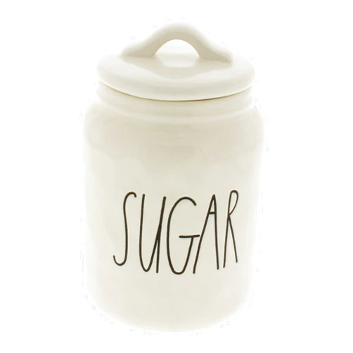 Rae Dunn Magenta Ceramic Sugar Canister Contain with Lid