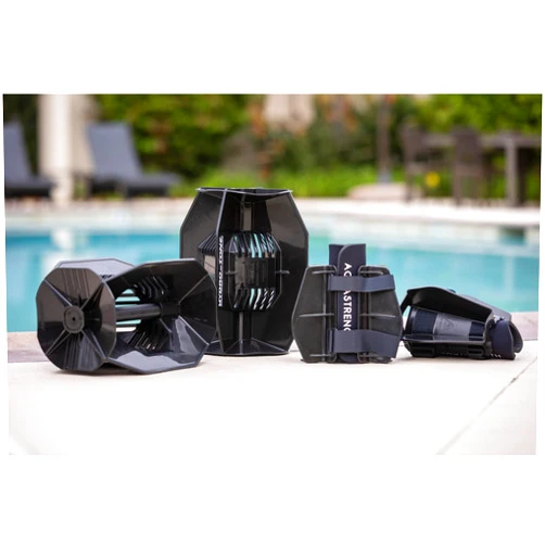 Aquastrength Hydro-Tone Total Body Pool Weights for Water Exercise | Isokinetic Functional Water Weights | Build Muscle - Easy on Joints | Aquatic Pool Weight | Quick Start Guide
