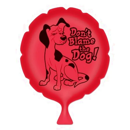 Beistle Company 54262 Dont Blame The Dog Whoopee Cushion - Pack of 6