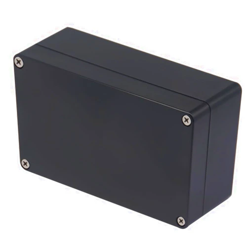 Otdorpatio Project Box IP65 Waterproof Junction Box ABS Plastic Black Electrical Boxes DIY Electronic Project Case Power Enclosure 6.22x3.54x2.36 inch (158 x 90 x60 mm)