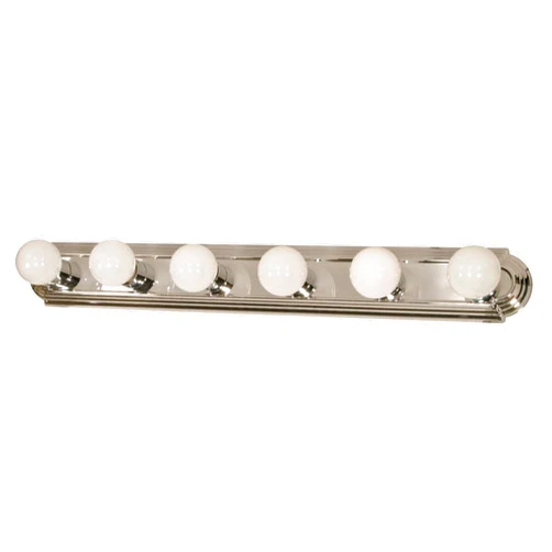 Nuvo 60/298 36-Inch Six Light Vanity Strip, Polished Chrome