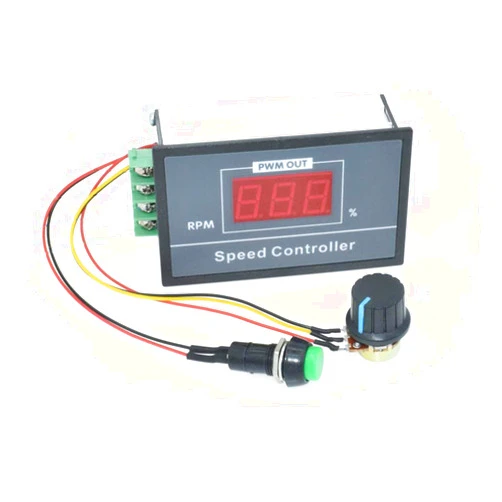Tatoko DC Speed Controller DC 6-60V 12V 24V 36V 48V 30A PWM DC Motor Speed Controller, Stepless Speed Regulation Start Stop Switch for Motor