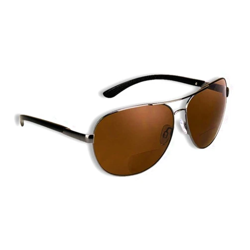 proSPORT Aviator Polarized Bifocal Sunglass Readers Men Women Deep Sea Fishing Spring Hinge Med - XL Heads