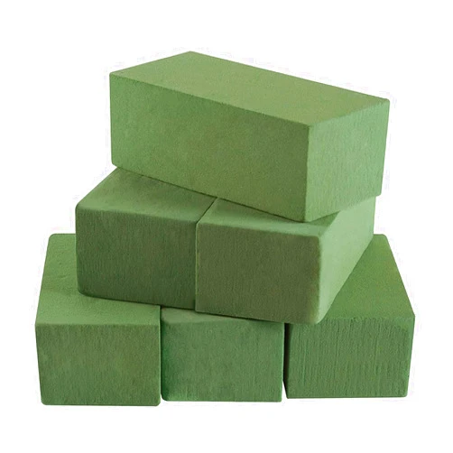 Xuwzenkl Floral Foam Blocks for Fresh and Artificial Flowers, 6 Pcs Each 8