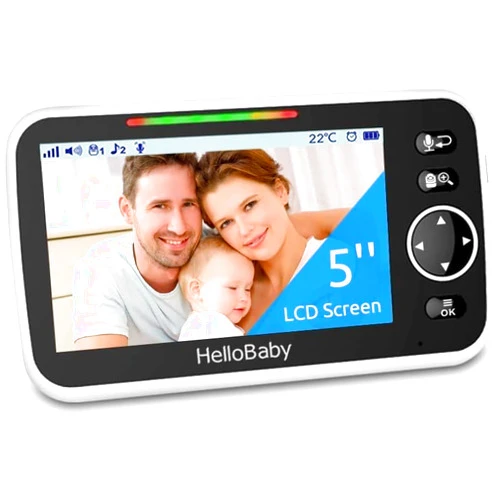 HelloBaby Baby Monitor Only - Only for HB6550 Video Baby Monitor with Camera and Audio Baby Monitor Display HB6550 2023/2024 Version(Replace HB6550 Monitor, Only Work with HB6550 Camera)