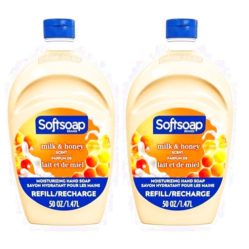 Softsoap Milk & Honey Scented, Liquid Hand Soap Refill, 50 Ounce (Pack of 2)