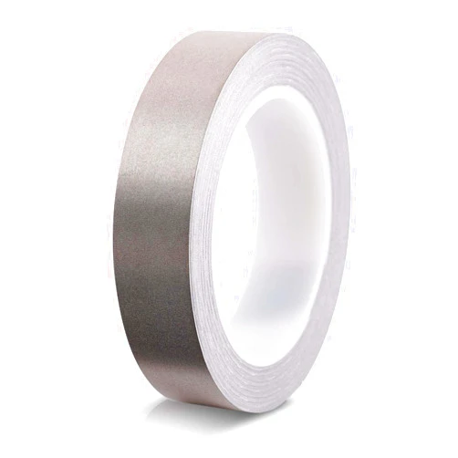 NQEUEPN 1inx65.6ft Faraday Cloth Conductive Adhesive Tape, Fabric Sticky Double Sided High-Shielding Tape for EMI Shielding Electrical Repair RFI Signal Blocking Interference Shield