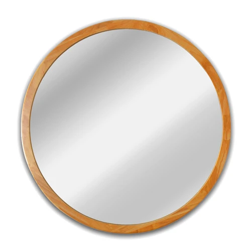 CHLOE'S Reflection Oak Finish Framed Wall Mirror 28
